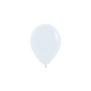 Mini White Latex Balloons