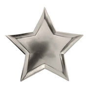 Silver Star Foil Plates