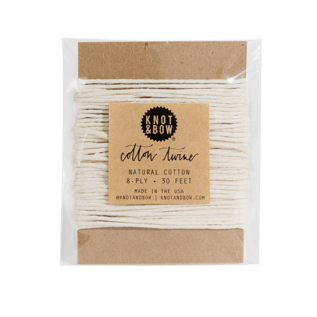 Natural Cotton Twine Card