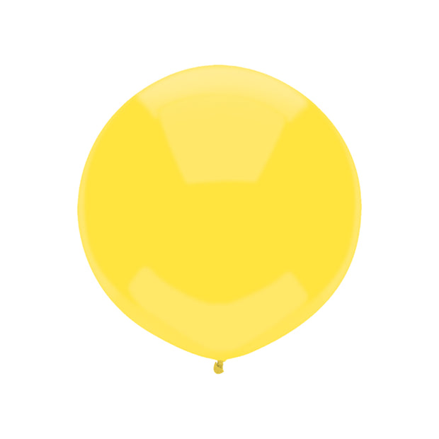 17" Sun Yellow Balloon