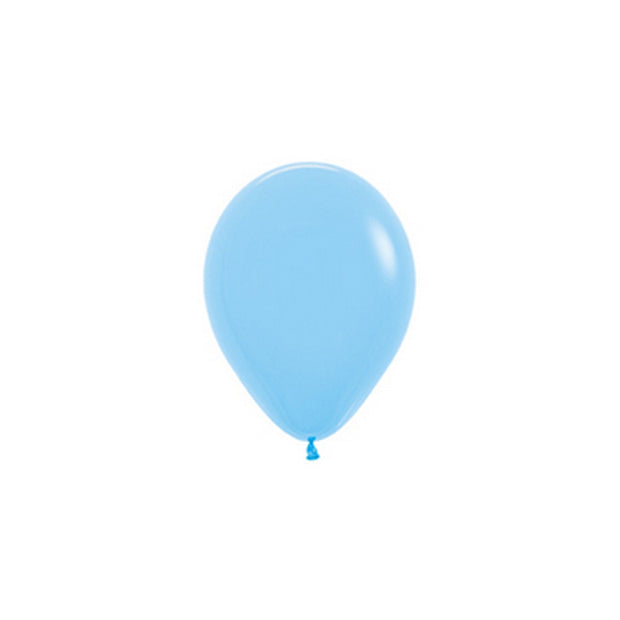 Mini Light Blue Latex Balloons