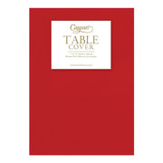 Red Paper Linen Table Cover