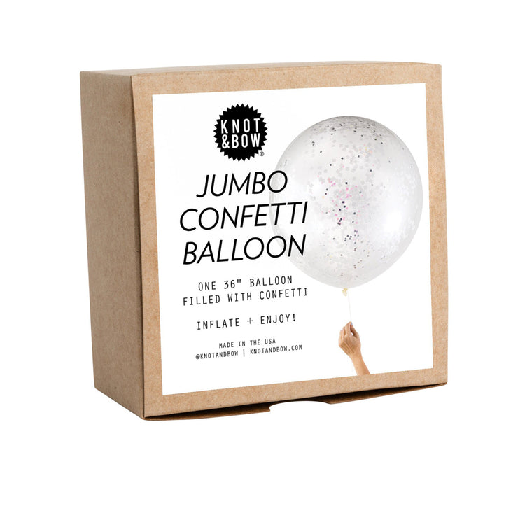 Iridescent Jumbo Confetti Balloon