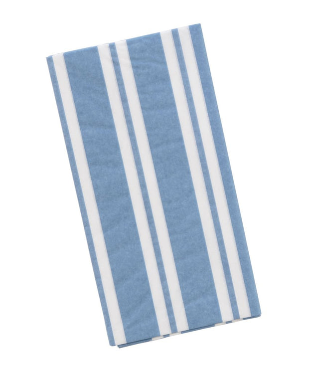 Blue Striped Paper Table Cover