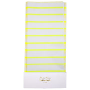 Yellow Stripes Paper Table Cover