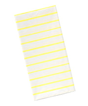 Yellow Stripes Paper Table Cover