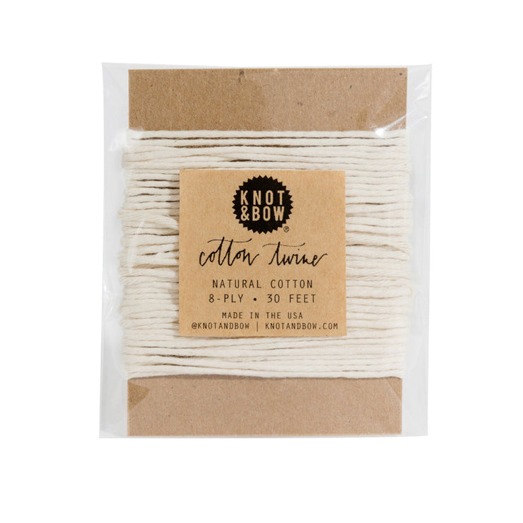 Natural Cotton Twine Card