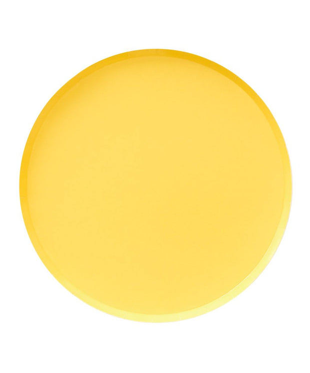 Yellow Round Plates