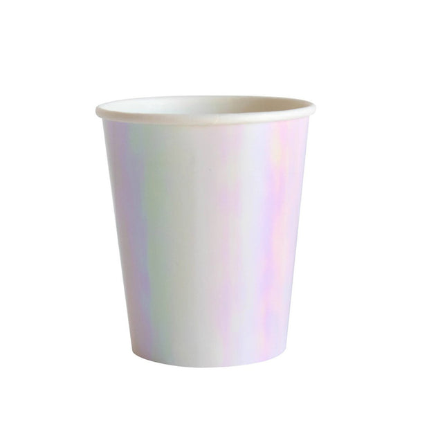 Iridescent Paper Cups