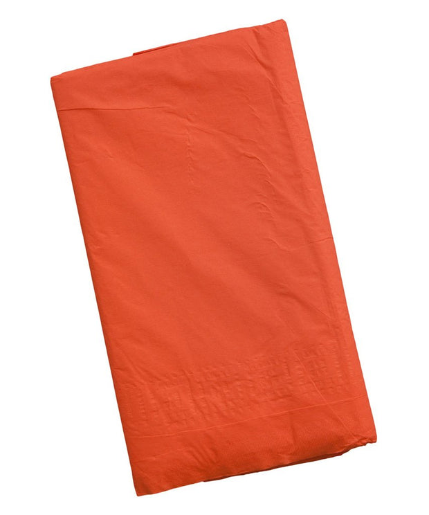 Orange Paper Table Cover